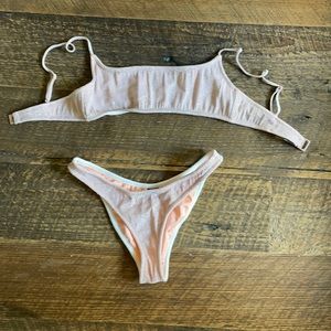 Blush Sparkle Mica Triangl Set